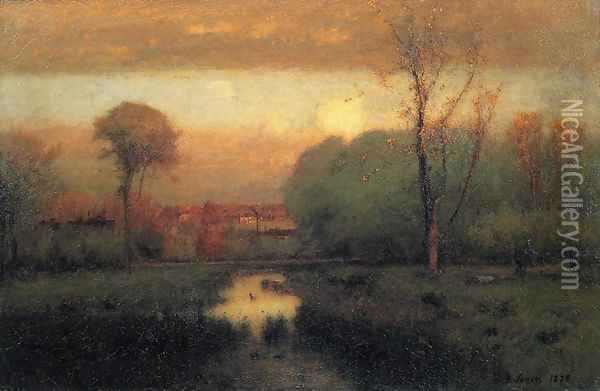 Autumn Gold Oil Painting - George Inness