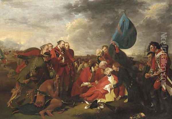 The death of General Wolfe 2 Oil Painting - Benjamin West