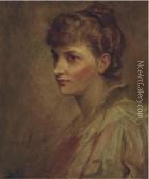 Portrait Of Miss Hunter Oil Painting - John Singer Sargent