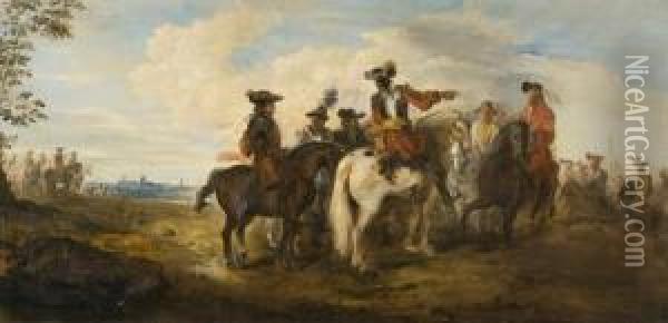Le Conseil De Guerre Oil Painting - Joseph Parrocel