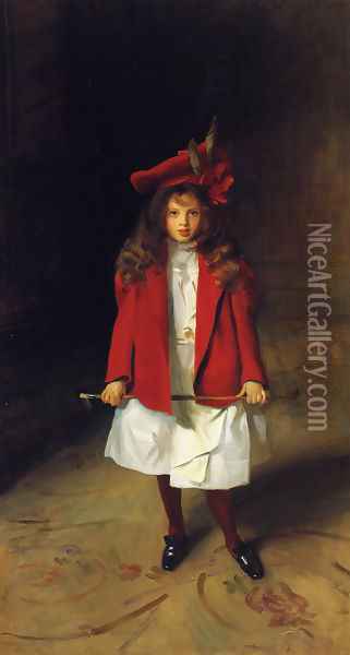 The Honourable Victoria Stanley Oil Painting - John Singer Sargent