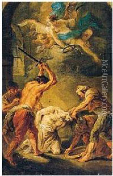 The Beheading Of Saint John The Baptist Oil Painting - Martin Johann Schmidt