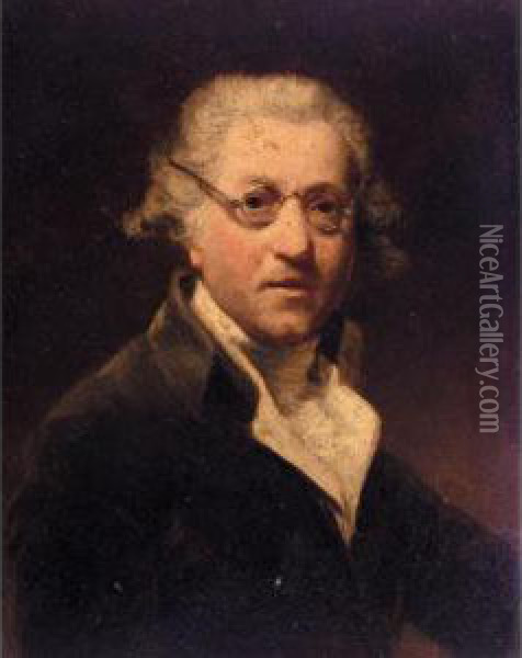 Portrait Of Sir Joshua Reynolds Oil Painting - John Jackson