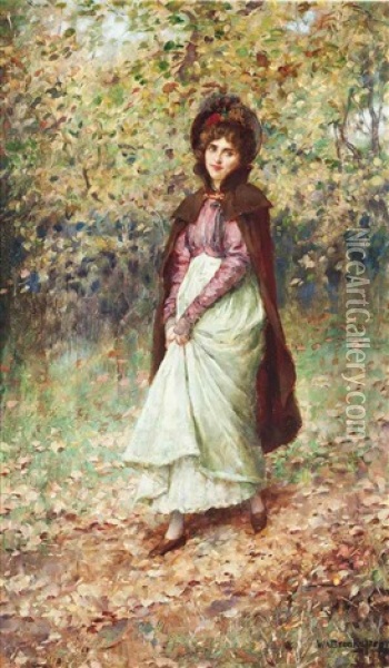 The Rendez-vous Oil Painting - William A. Breakspeare