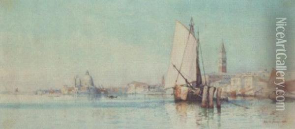Venice Oil Painting - Ainslie H. Bean