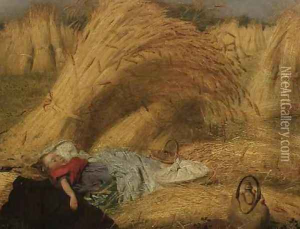 An Afternoon Nap Oil Painting - George Elgar Hicks