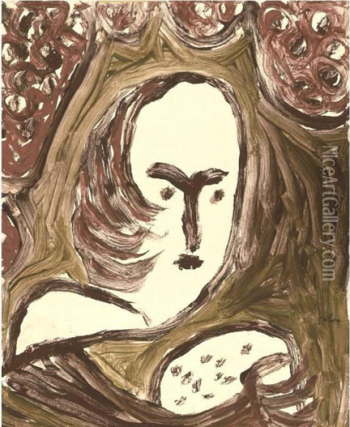In Der Opernloge (in The Opera House) Oil Painting - Paul Klee
