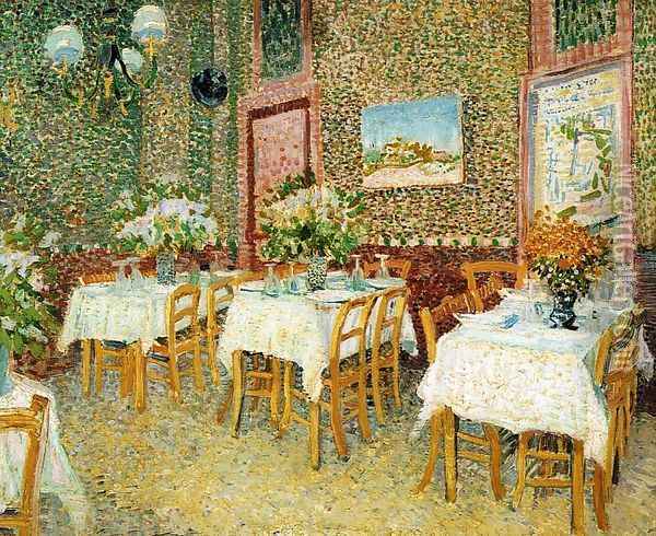 Interior Of A Restaurant Oil Painting - Vincent Van Gogh
