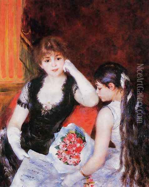 At The Concert Aka Box At The Opera Oil Painting - Pierre Auguste Renoir