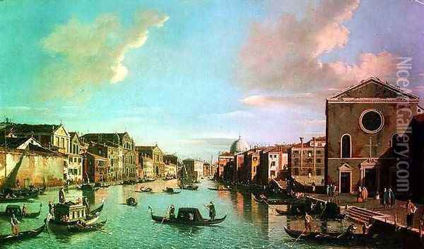 The Grand Canal Venice Oil Painting - William James