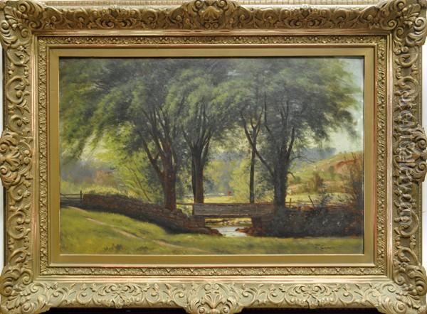 Streamside Park Oil Painting - Thomas, Tom Campbell