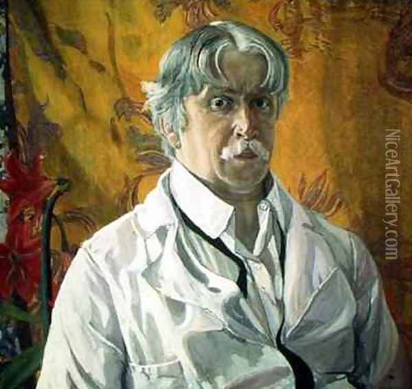 Self Portrait Oil Painting - Aleksandr Jakovlevic Golovin