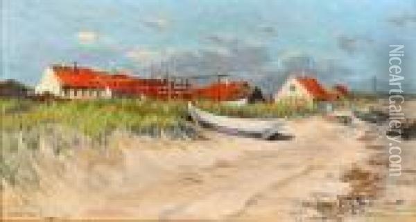 Strandlandskap - Skagen Oil Painting - Ingeborg Westfelt-Eggertz