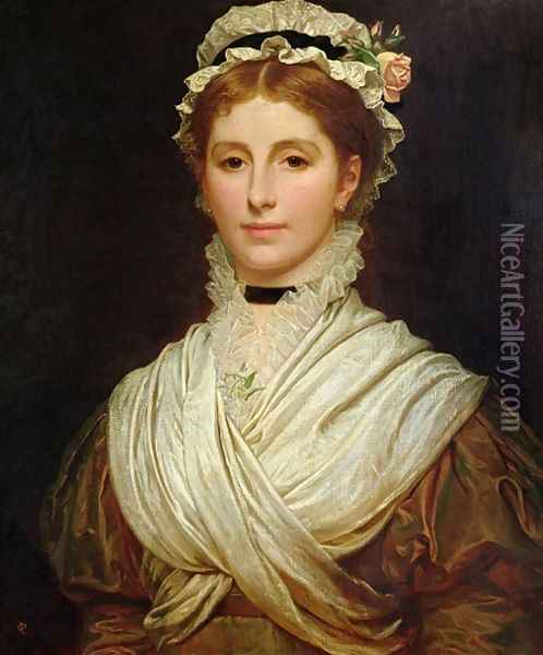 Kate Mrs Perugini Oil Painting - Charles E. Perugini