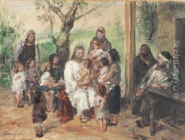Krisztus Oil Painting - Aurel Naray