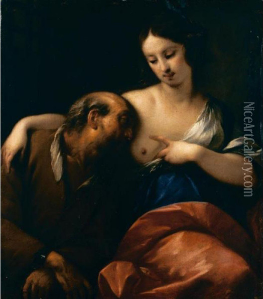 Carita Romana Oil Painting - Carlo Francesco Nuvolone