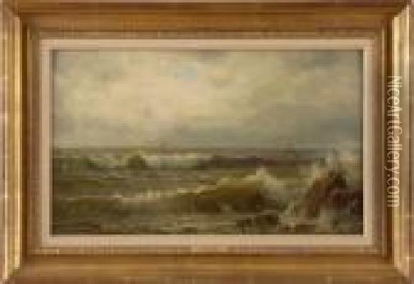 Maine Coast Oil Painting - William Trost Richards