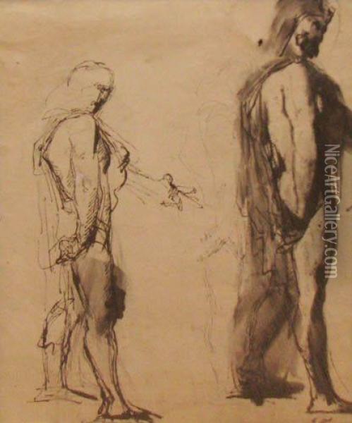 Classical Figure Studies Oil Painting - Gustave Moreau
