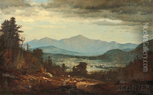 Across The Valley Oil Painting - John Joseph Enneking