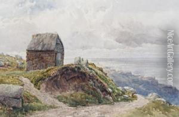 Land's End Oil Painting - John Mogford