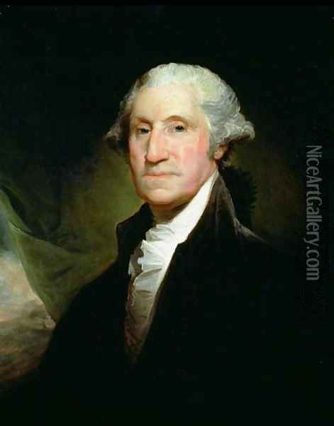 George Washington 2 Oil Painting - Gilbert Stuart