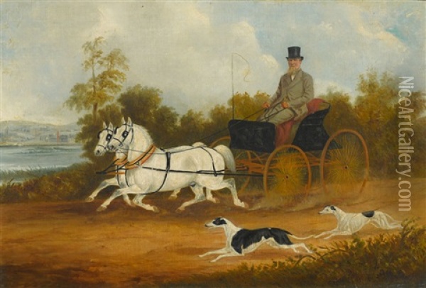 Benjamin Hepburn, Stock Agent Of Ballarat Oil Painting - Frederick Woodhouse Sr.