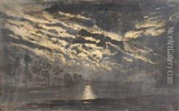 L'orage Oil Painting - Charles Leroux