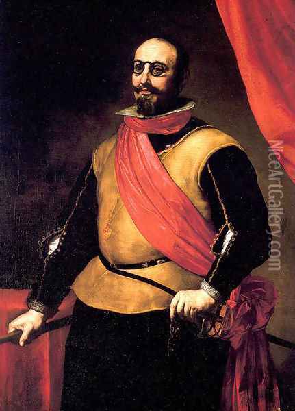Knight of the Order of St. James 1637-40 Oil Painting - Jusepe de Ribera