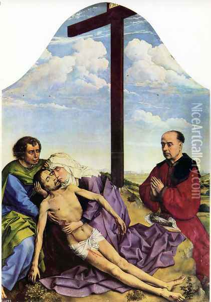 Lamentation of Christ, fragment Oil Painting - Rogier van der Weyden