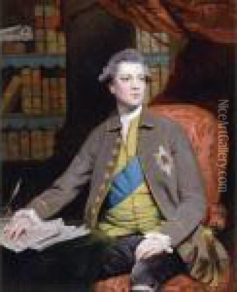 Portrait Of Henry Howard, 12th Earl Of Suffolk And 5th Earl Of Berkshire (1739-79) Oil Painting - Sir Joshua Reynolds