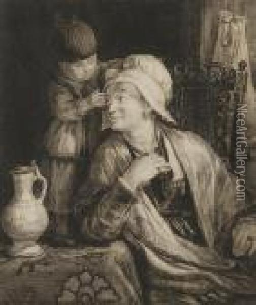 Mother And Child Oil Painting - Sir David Wilkie