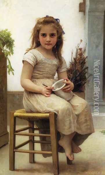 The Snack Oil Painting - William-Adolphe Bouguereau