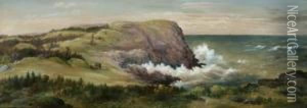 White Head, Monhegan Oil Painting - Seth Steward