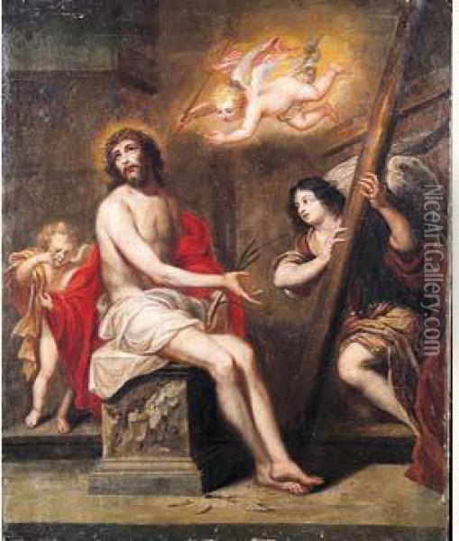 Scene De La Passion Du Christ Oil Painting - Cornelis I Schut