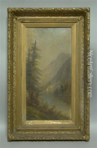 Mountain Landscape Oil Painting - Charles Day Hunt
