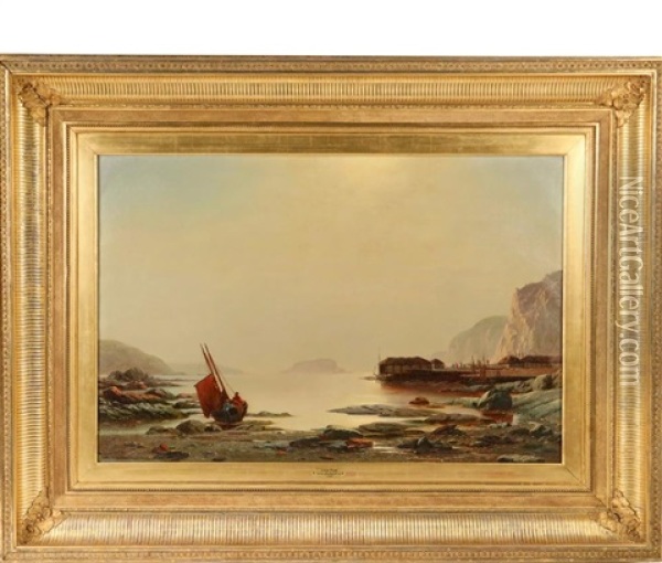 Low Tide, Labrador Oil Painting - William Bradford