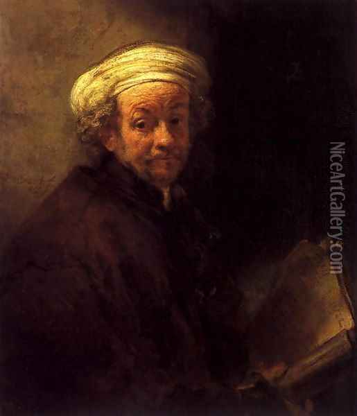 Self Portrait as the Apostle Paul 1661 Oil Painting - Harmenszoon van Rijn Rembrandt