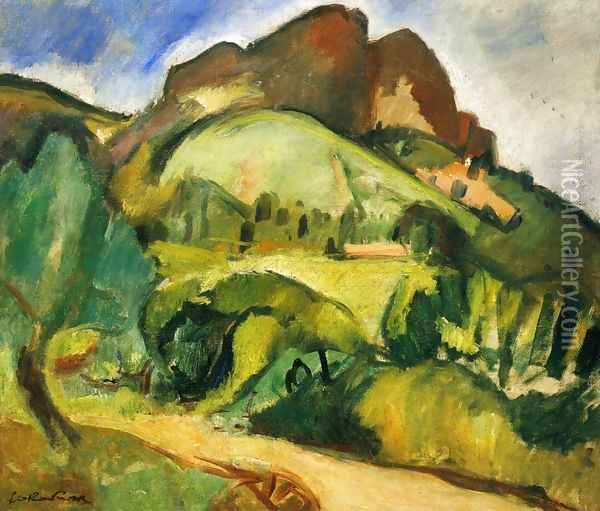 Sainte-Victoire Mountain Oil Painting - Emile-Othon Friesz