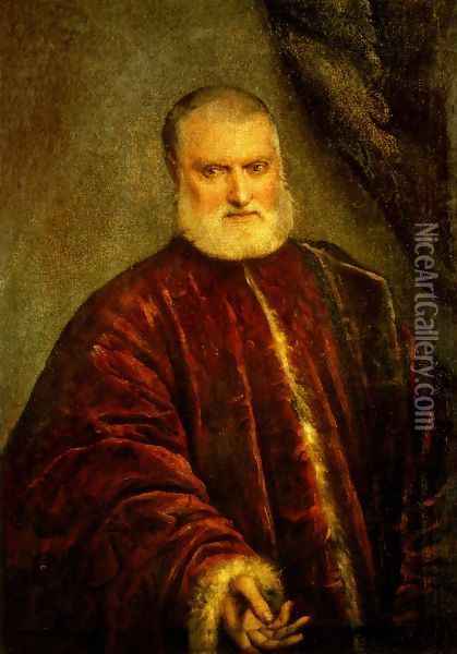 Portrait of Procurator Antonio Cappello Oil Painting - Jacopo Tintoretto (Robusti)