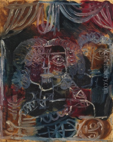 Irgend Eine Grausamkeit (any Kind Of Cruelty) Oil Painting - Paul Klee