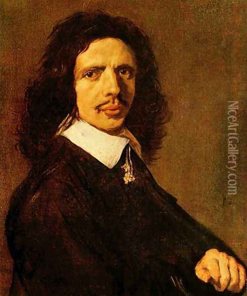 Portrait of a young man Oil Painting - Frans Hals