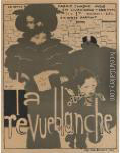La Revue Blanche (roger-marx 32; Bouvet 30) Oil Painting - Pierre Bonnard
