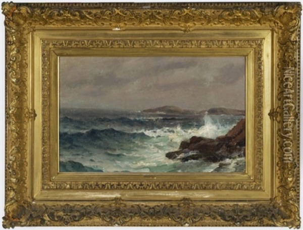 Coastal Scene Oil Painting - Mauritz Frederick Hendrick de Haas