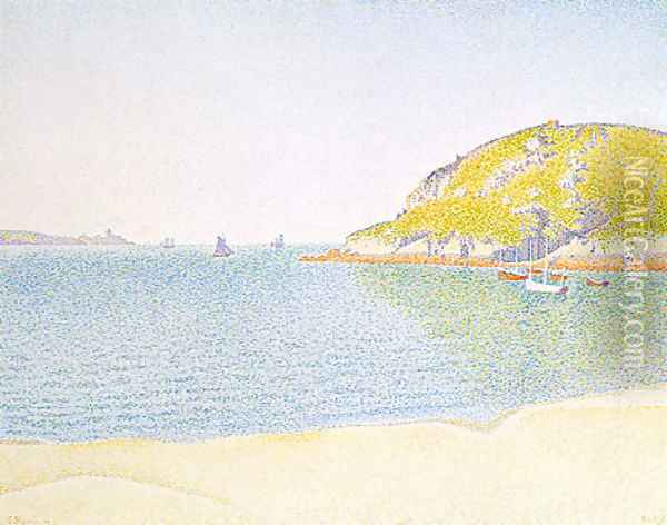 Port of Saint-Cast Oil Painting - Paul Signac