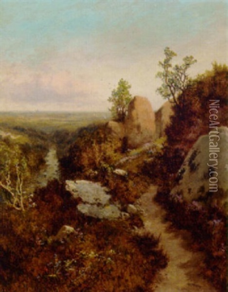 A Yorkshire Dale Oil Painting - Edward H. Niemann