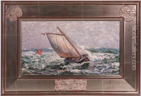 Painting Of A Ship Oil Painting - James Gale Tyler