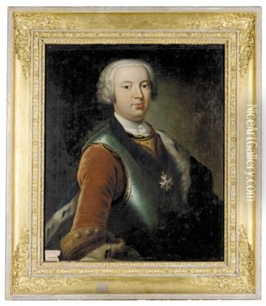Portrait Of Duke Ludwig Ernst Of Brunswick And Luneburg Oil Painting - Aert Schouman