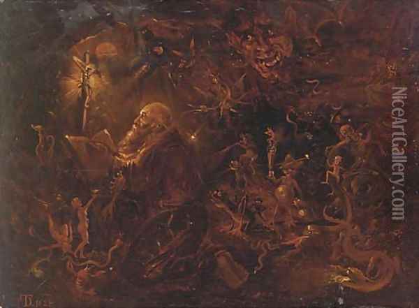 The Temptation of Saint Anthony 4 Oil Painting - David The Younger Teniers