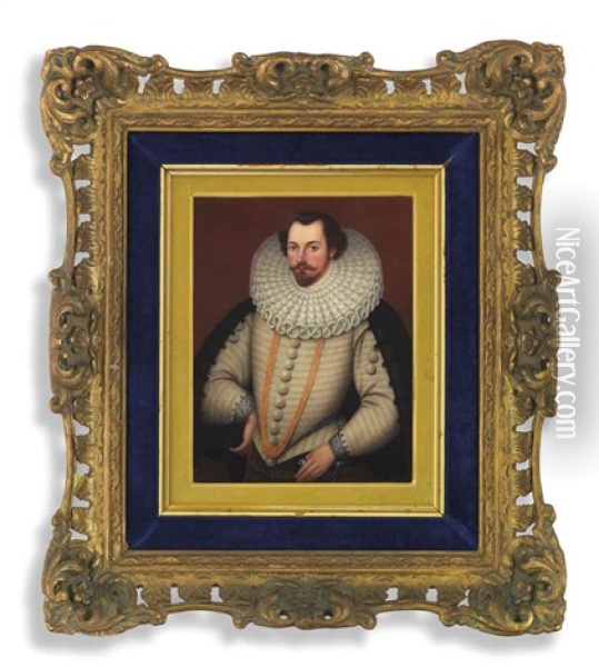 Sir Martin Frobisher (c. 1535 Or 1539 - 1594), Privateer, Explorer And Naval Commander Oil Painting - Henry Bone