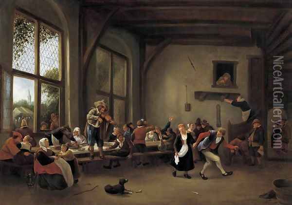 Country Wedding Oil Painting - Jan Steen